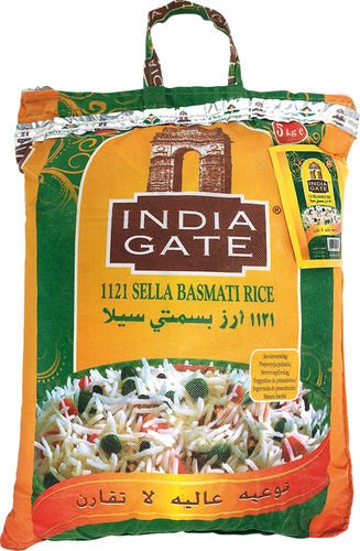 India Gate Creamy Sella Basmati Rice - 5 kg- EXPORT PACK