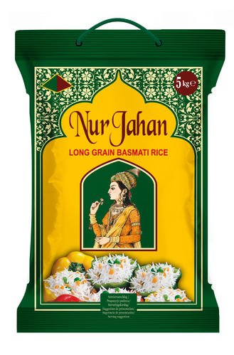 Nur Jahan Basmati Long Grain Rice - 5 KGS - EXPORT PACK   !!